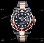 KS Factory Rolex GMT Master II Swiss ETA Root-Beer Two Tone Rose Gold PVD Watch